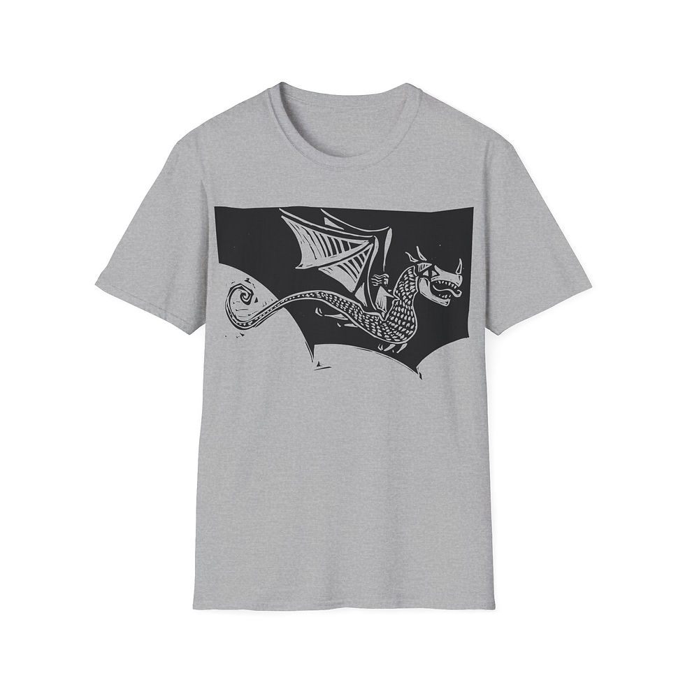 Thumbnail: Woodcut - Dragon Rider