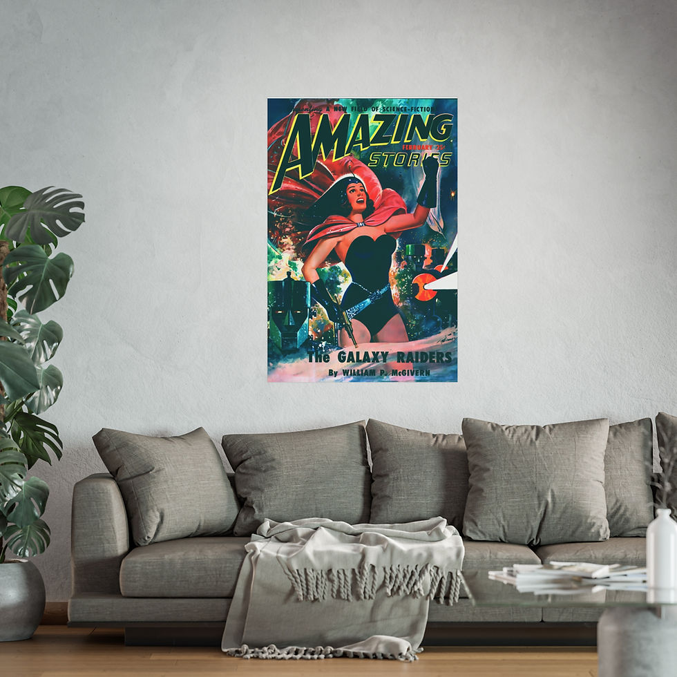 Thumbnail: Amazing Stories - 25 cents - Fine Art Posters