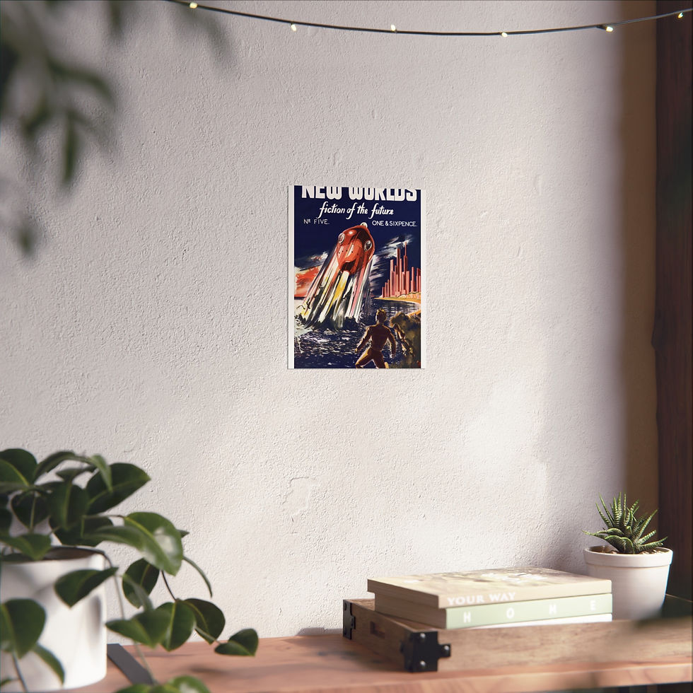 Thumbnail: New Worlds Fiction of the Future - Fine Art Posters