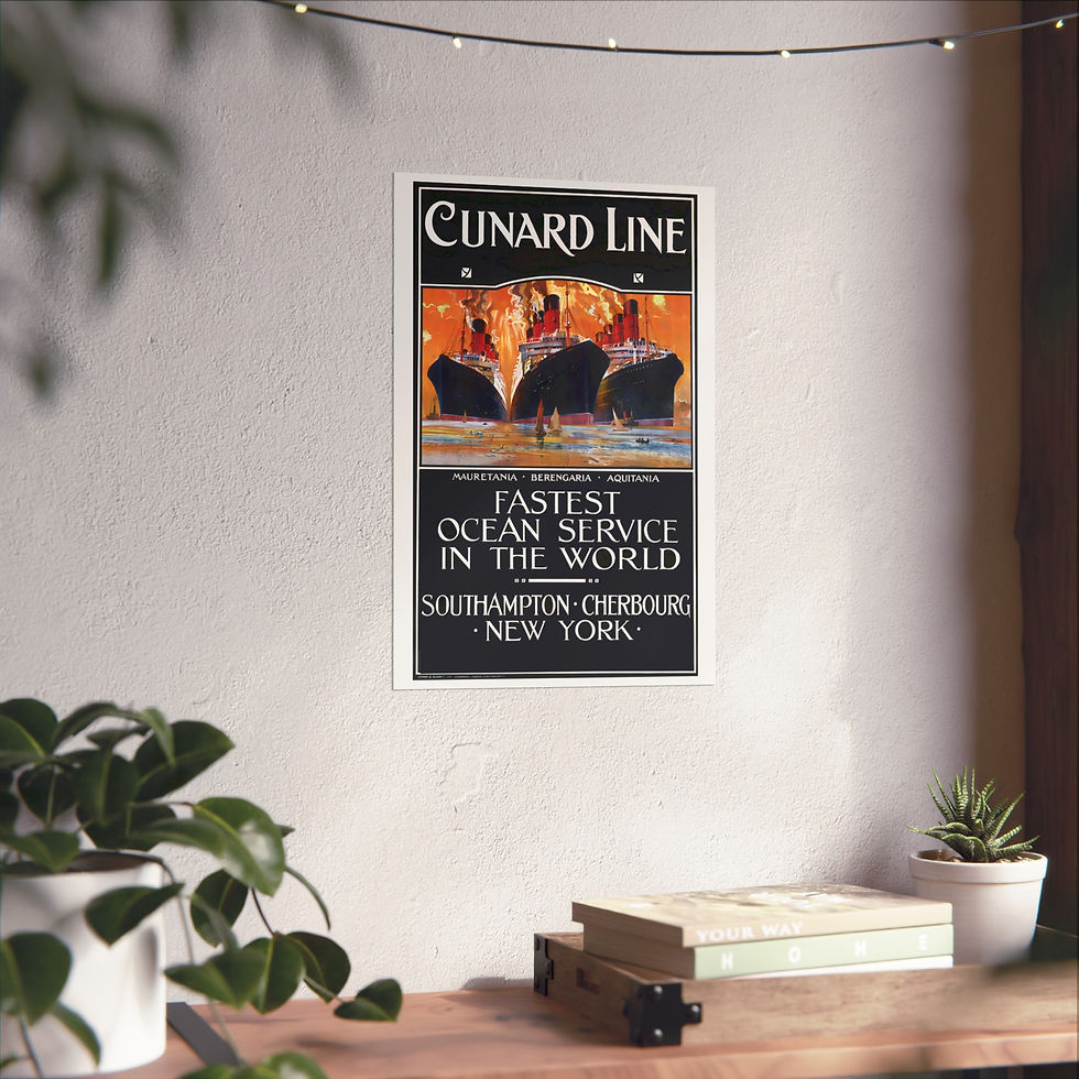 Thumbnail: Cunard Line - Fine Art Posters