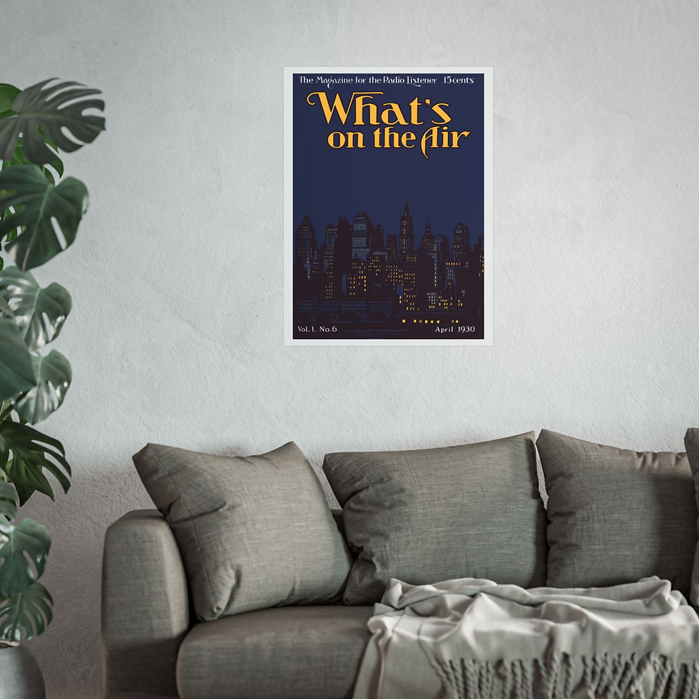 Thumbnail: What's on the Air - Fine Art Posters