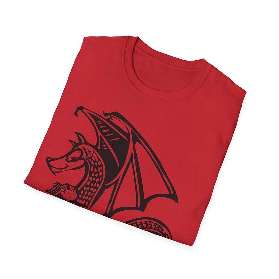 Thumbnail: Woodcut - Huggy Dragon