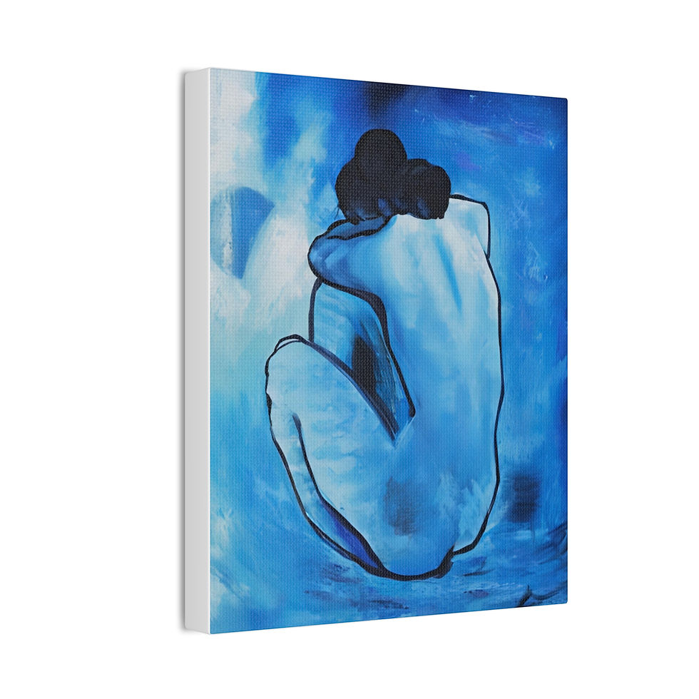 Thumbnail: Picasso - Blue Woman - Canvas Stretched, 0.75"