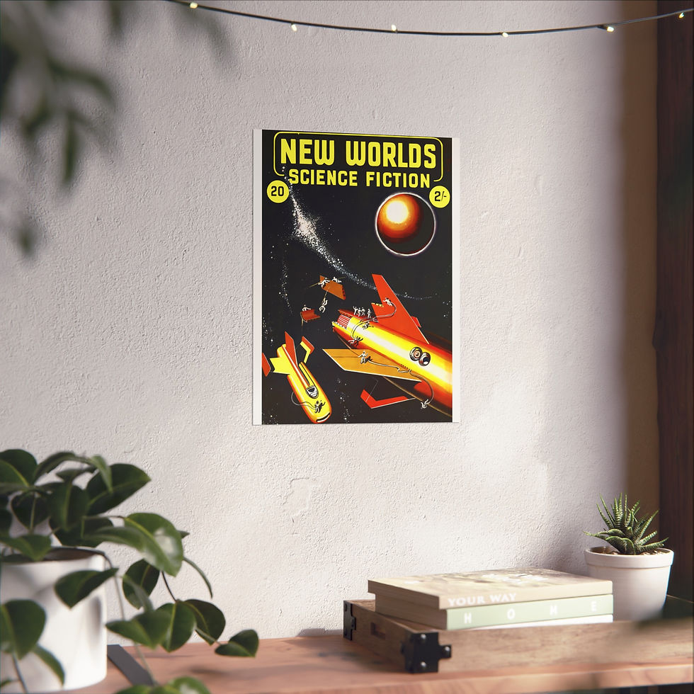 Thumbnail: New Worlds Science Fiction - Fine Art Posters
