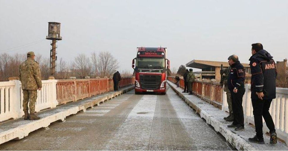 Margara sınır kapısı 2023’te Türkiye'deki depremlerin ardından insani yardım göndermek için yeniden açılmıştı.