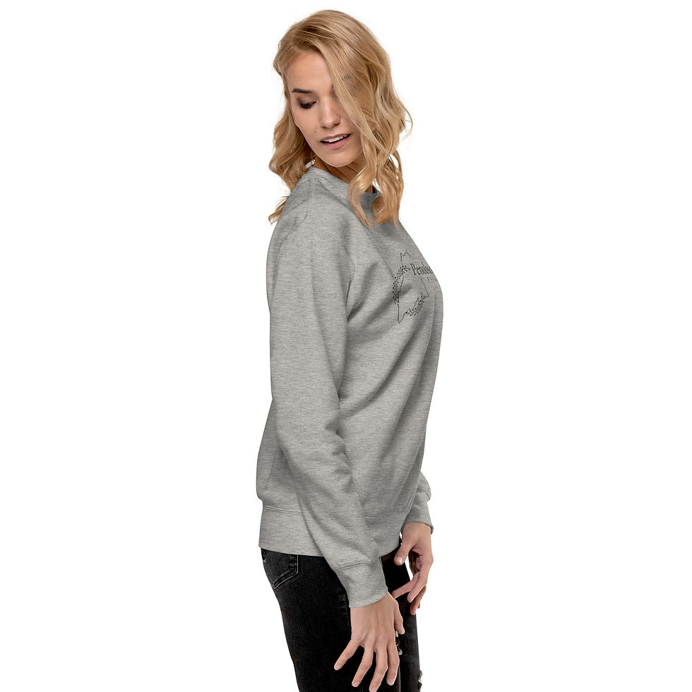 Thumbnail: Unisex Crew Sweatshirt Black Logo