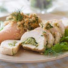 Escalopes de dinde au pesto et parmesan en papillote