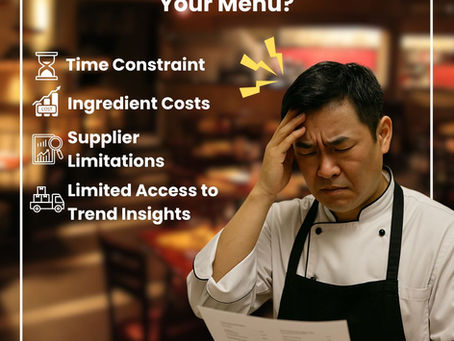 STRUGGLING TO INNOVATE YOUR HORECA MENU?