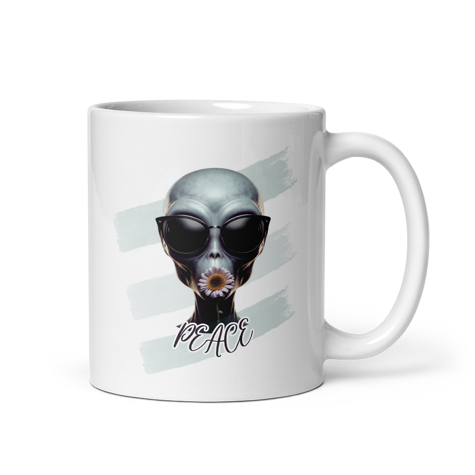 Thumbnail: Peace Alien Mug