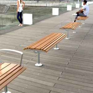 Thumbnail: Airlie Double Sided Bench