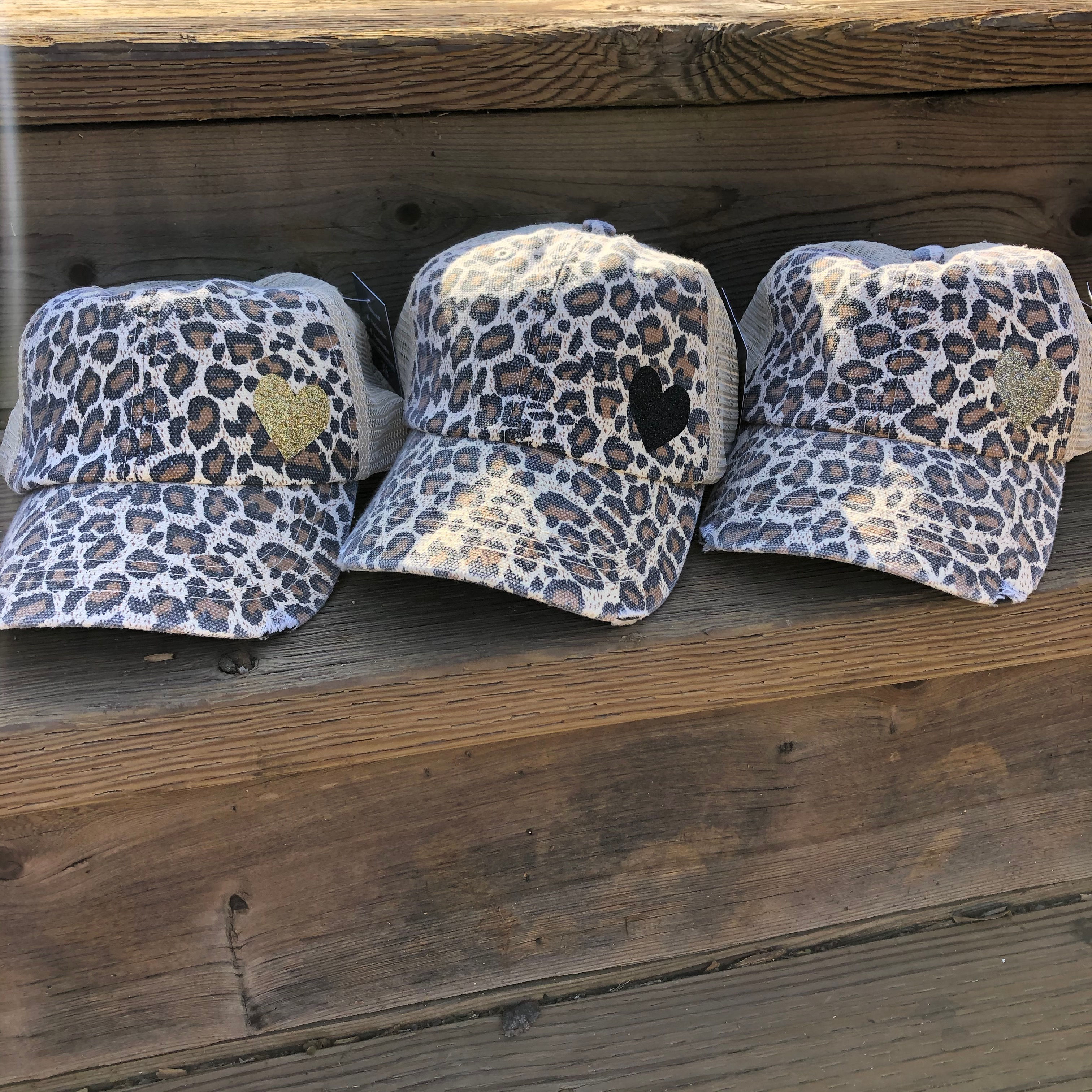 Vintage Leopard Heart