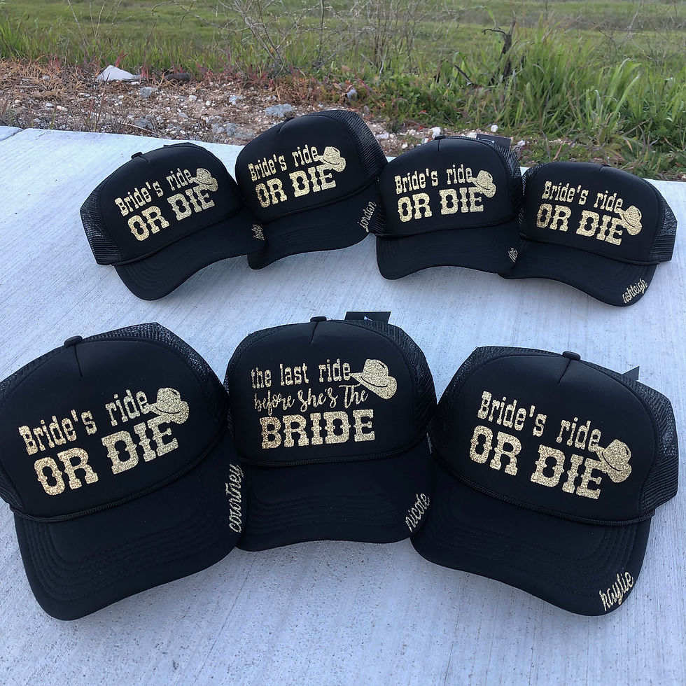 Bride's ride OR DIE