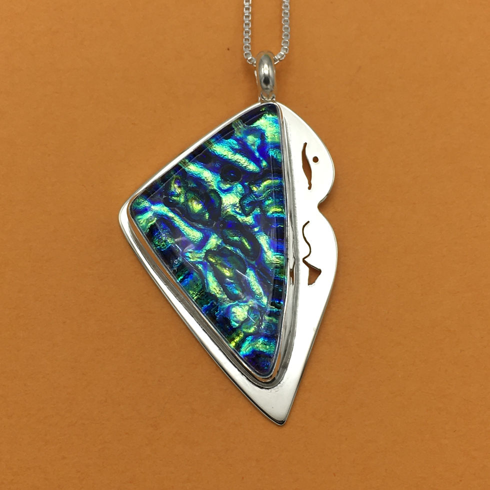 Thumbnail: Dichroic Glass Neckpiece