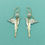 Thumbnail: Pearl Gold & Silver Hummingbird Earrings