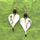 Thumbnail: Sterling Silver and Gold Heart Earrings with Amethyst
