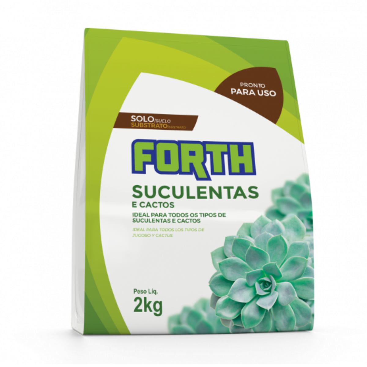 Substrato para Cactos e Suculentas Forth Jardim 2kg