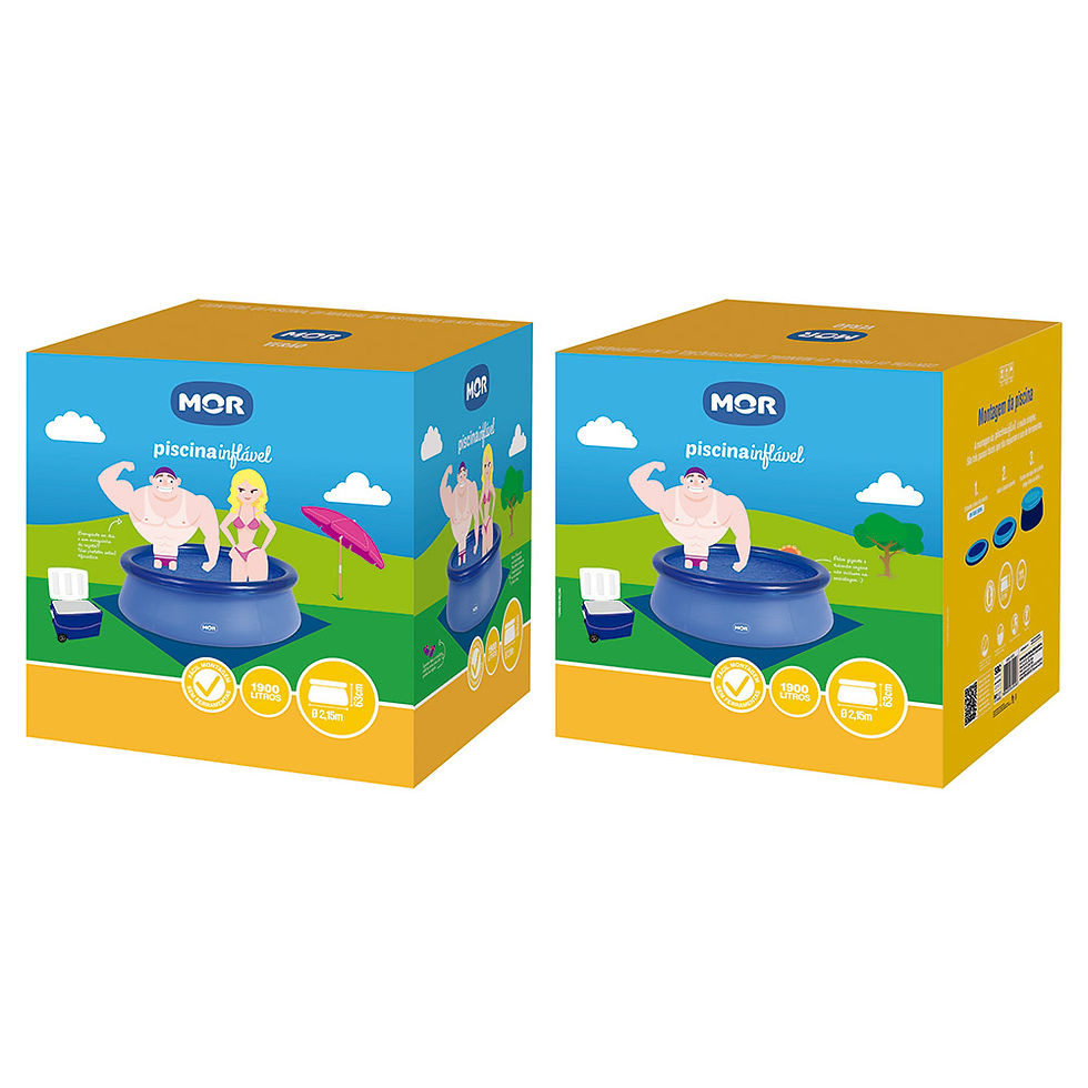 Miniatura: Piscina Redonda Inflável Splash Fun 1900L c/ Borda 1049 Mor