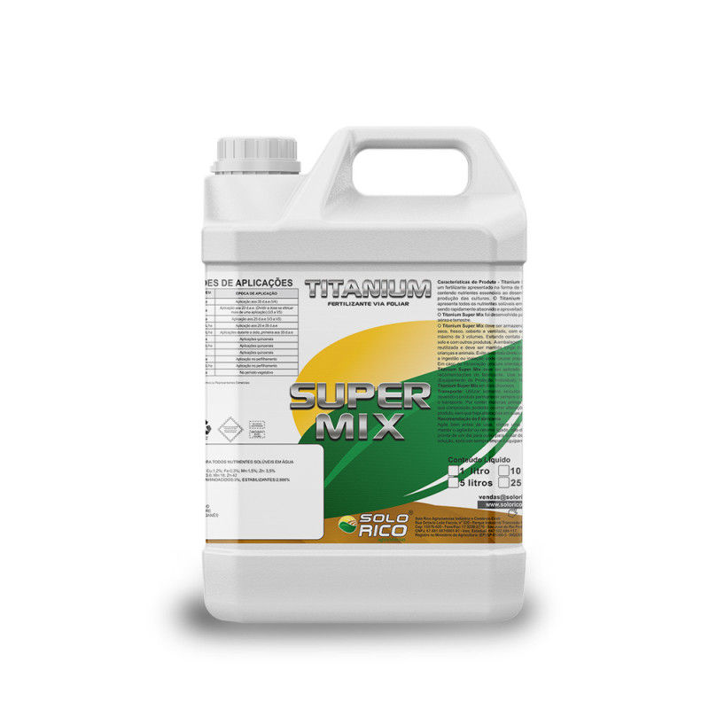 Miniatura: Fertilizante Foliar Titanium Super Mix 1lt - Solo Rico