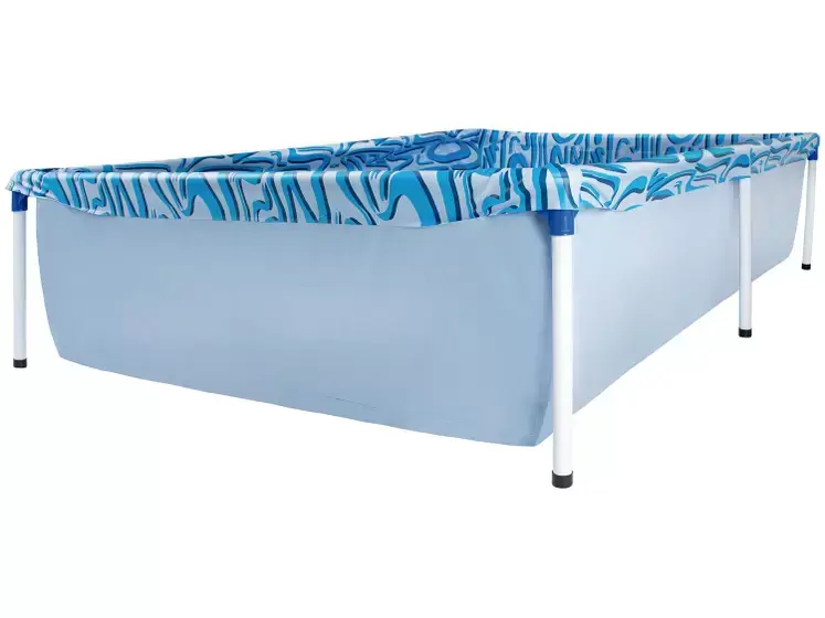 Miniatura: Piscina Infantil Retangular Lona Capacidade 1000 Litros MOR