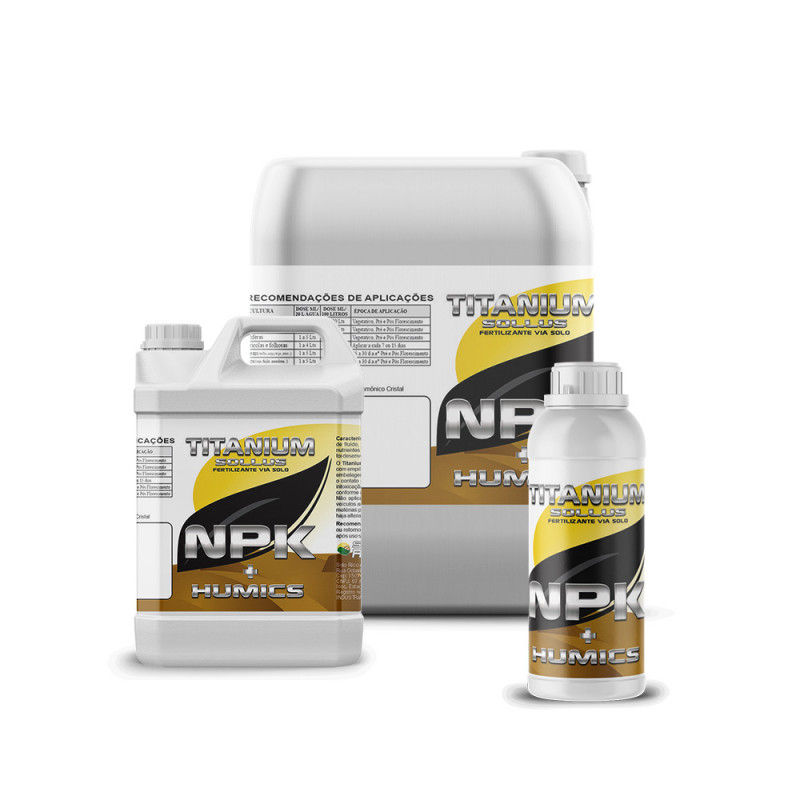 Miniatura: Ferilizante Titanium Humics NPK 10 10 10 - 5lt - Solo Rico