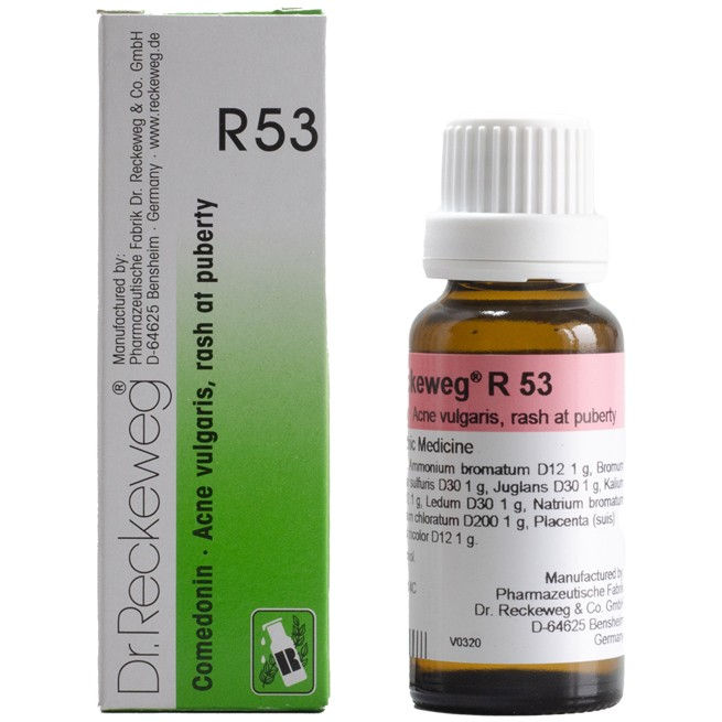 Dr Reckeweg R53 Acne Vulgaris and Pimples