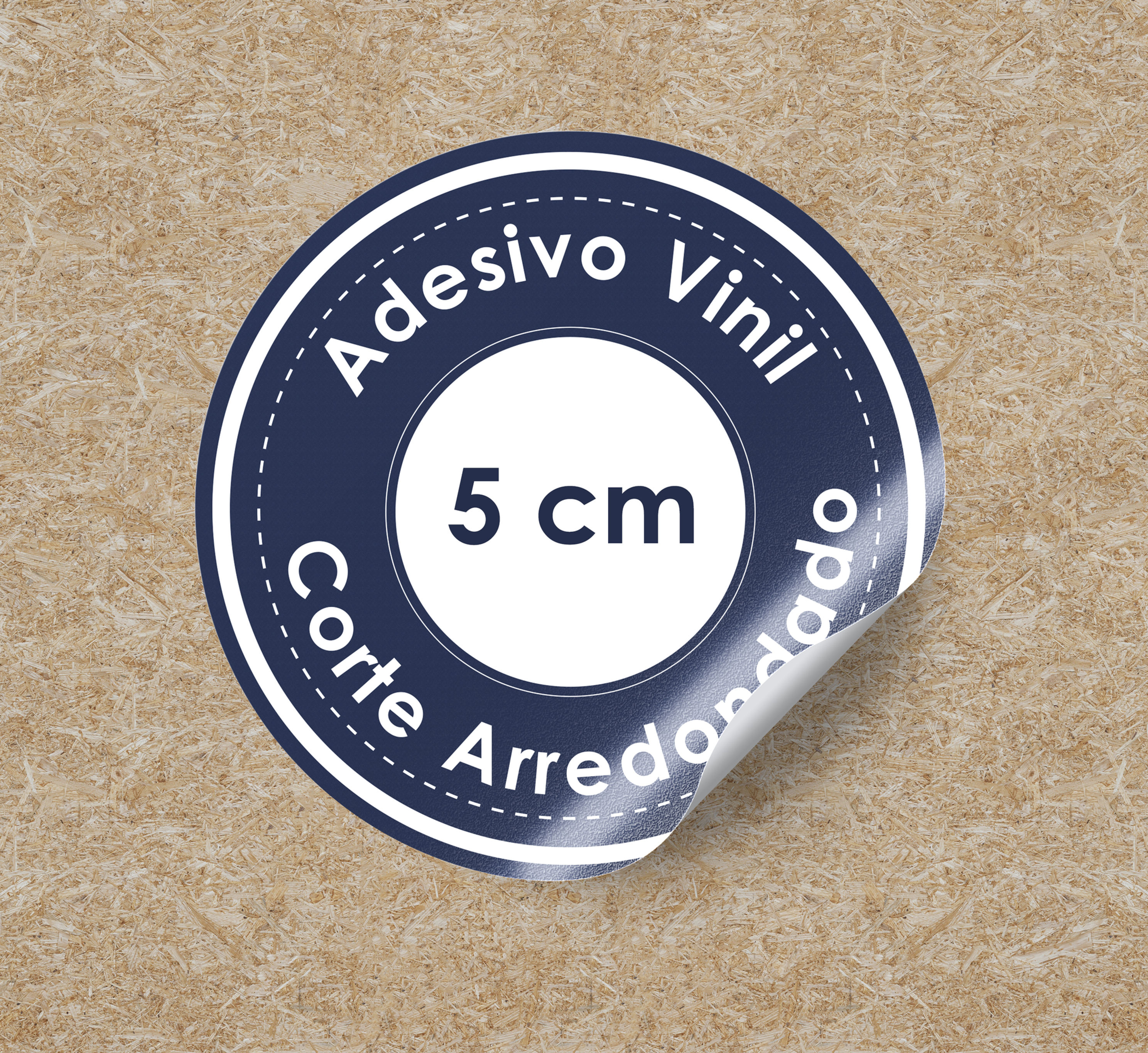 Adesivo Vinil - Corte Redondo