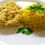 Miniatura: Arroz integral com açafrão + frango desfiado (200 gramas)