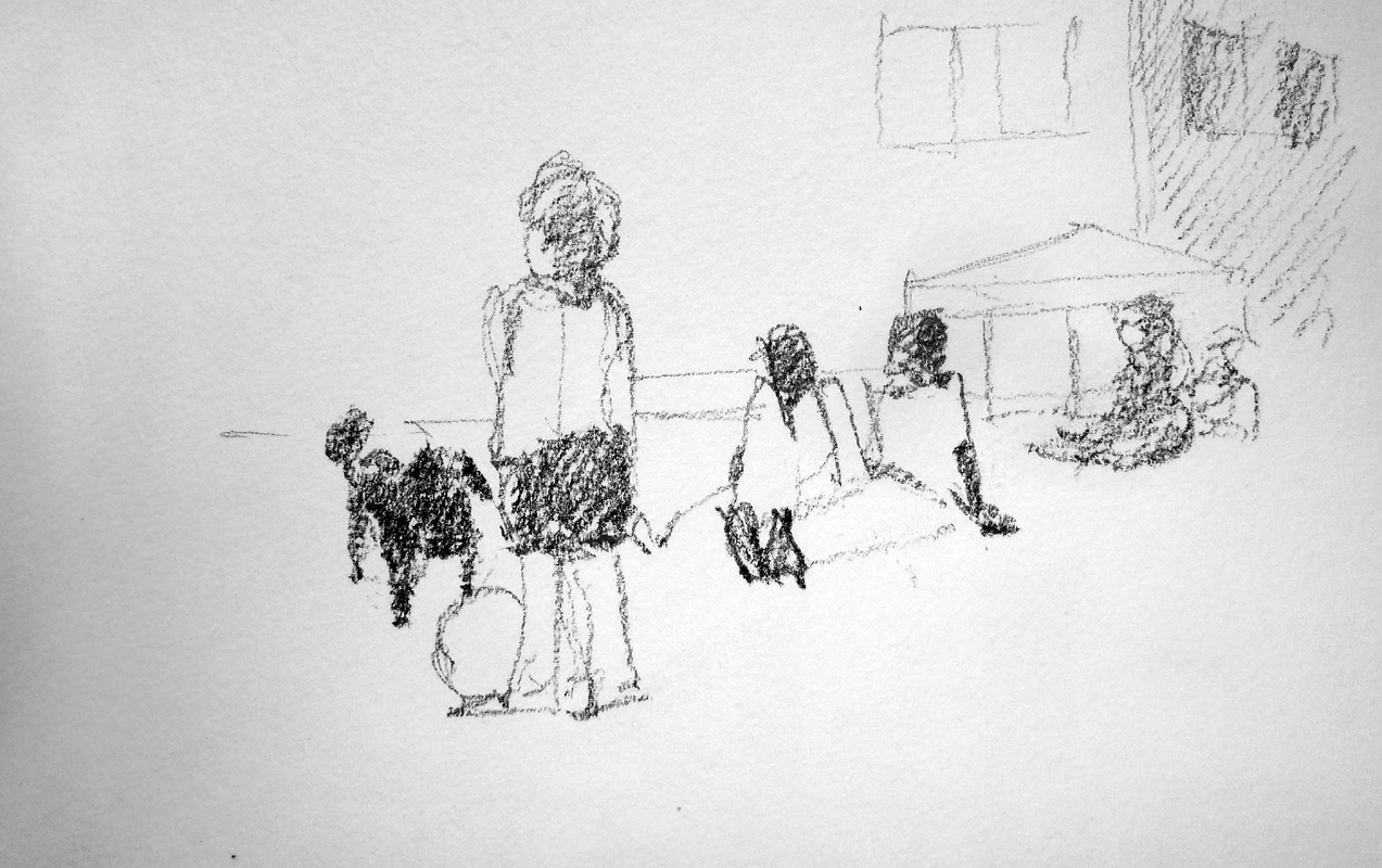 Firenze - enfant et chien