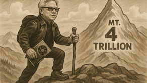 Mr. Jensen climbing Mt. $4 Trillion
