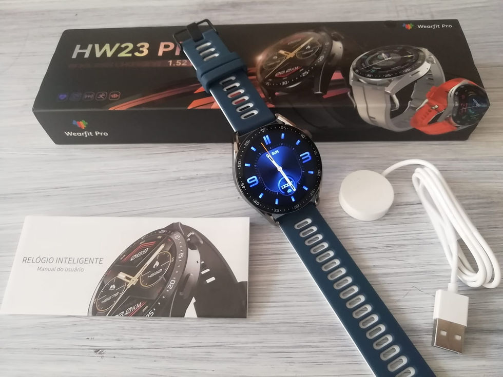 Miniatura: Smartwatch HW28 Pro :  Azul/Branca