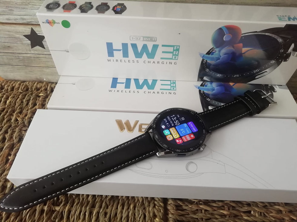Miniatura: Smartwatch HW3 Pro : Pele Preto