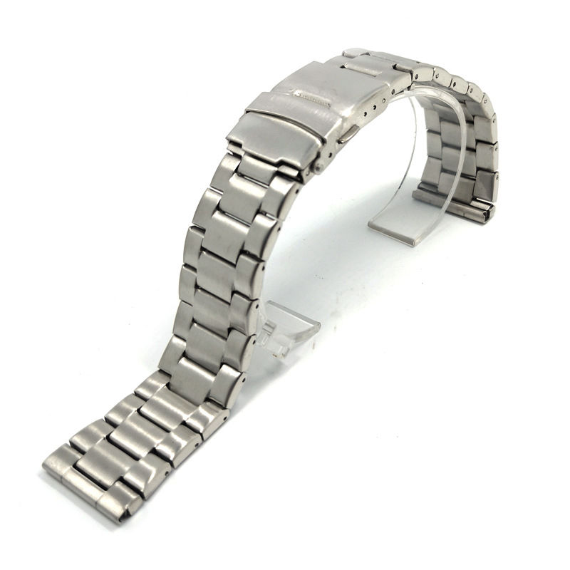 20mm Bracelete em aço : Prateada