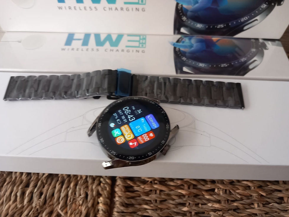 Miniatura: Smartwatch HW3 Pro : Aço Preto