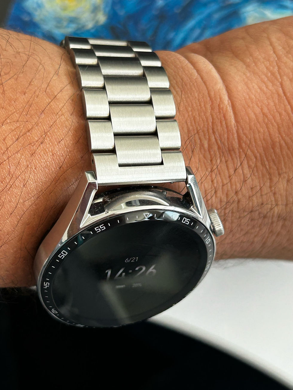 Miniatura: 20mm Bracelete em aço : Prateada