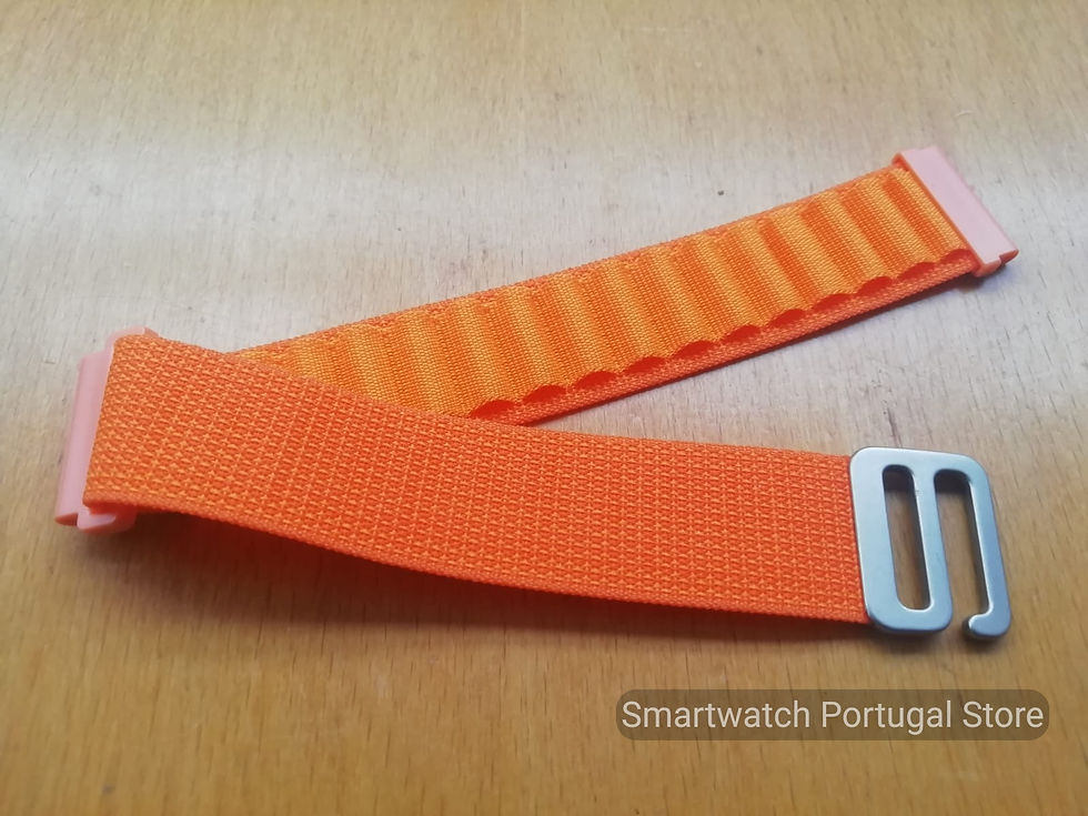 Miniatura: Bracelete 22mm em Nylon Alpine : Laranja