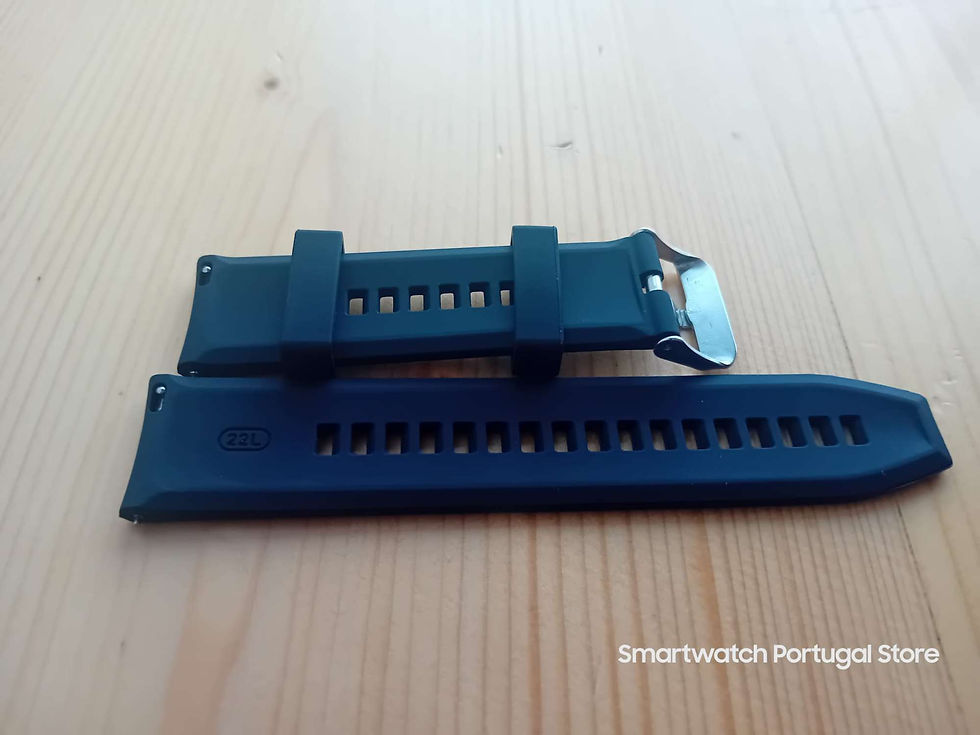 Miniatura: Bracelete 22mm em Silicone :  Preta