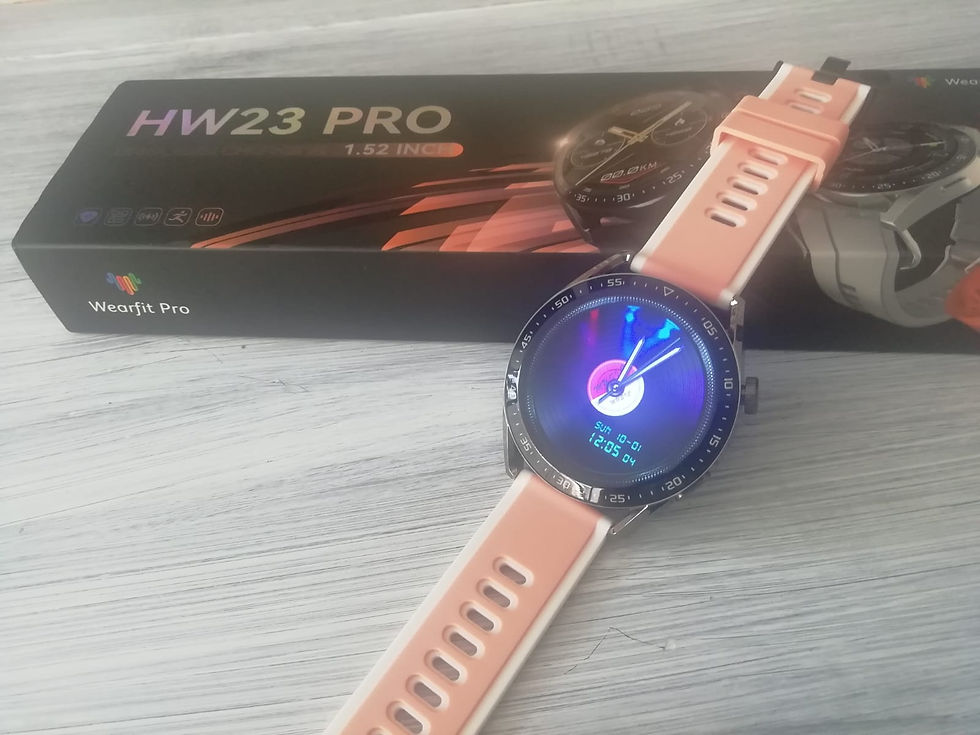 Miniatura: Smartwatch HW28 Pro : Rosa/Branca