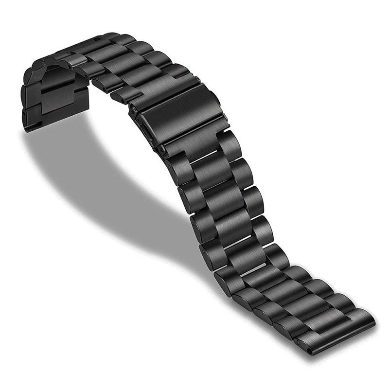 20mm Bracelete em aço : Preta