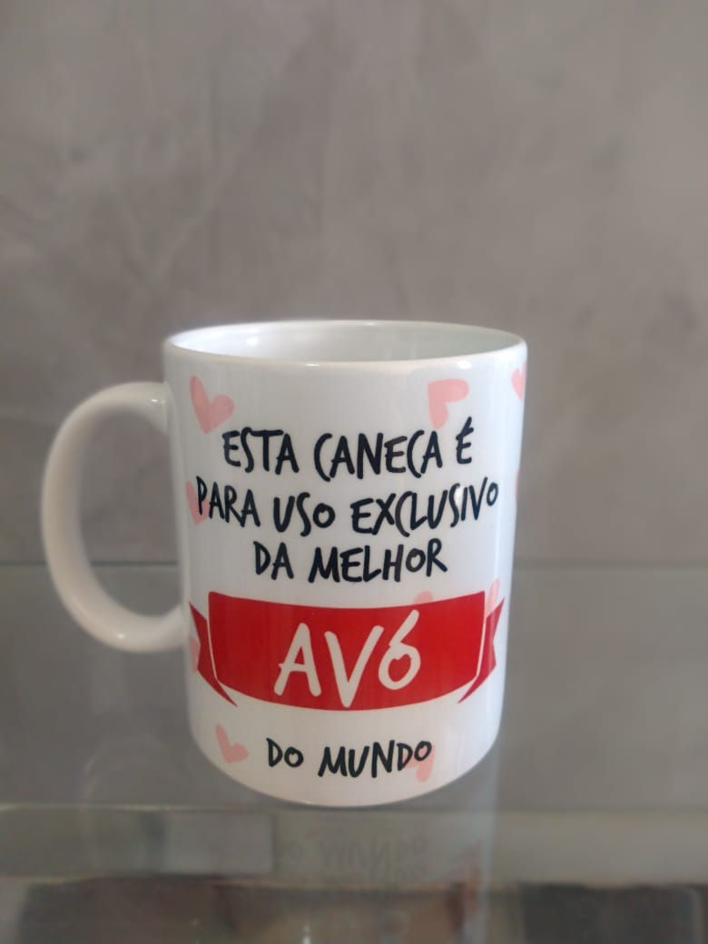 Miniatura: Caneca de Porcelana 325ml personalizada 1 unid.
