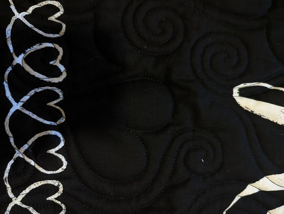 Thumbnail: Quilt or Wall Hanging -You Make My Heart Happy