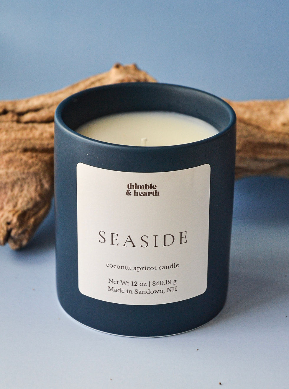 Colorful small batch candles by Thimble & Hearth -- your home should look like you