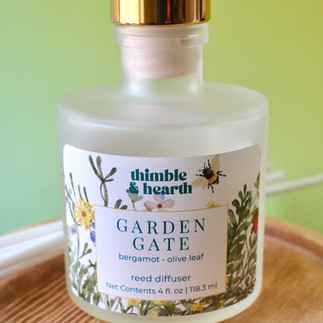 Garden Gate Reed Diffuser from the Midsummer Collection by Thimble & Hearth
