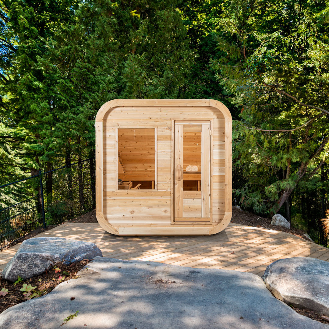 Leisurecraft CT Luna Sauna in Eastern White Cedar