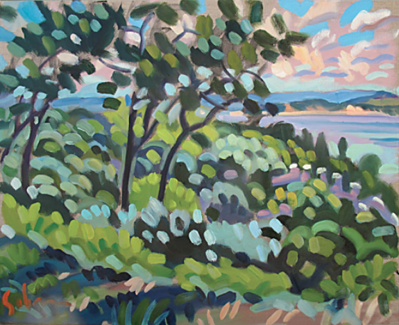 Harbor Springs Bluff 30"x24" $3,200