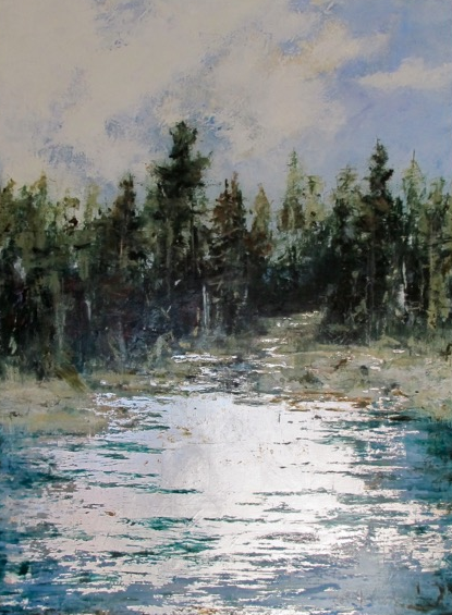 A Mermaid's Driveway, 36"x48"$6,800