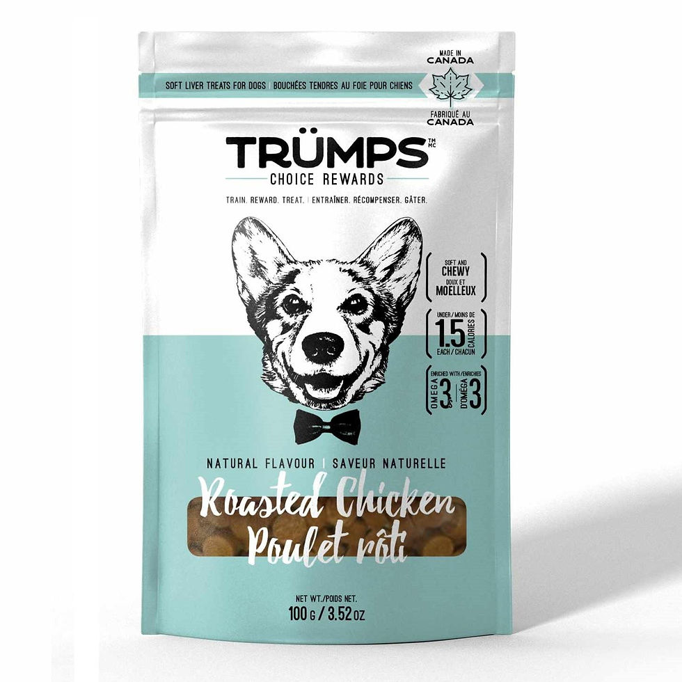 Gâteries tendres Trumps au poulet 100gr