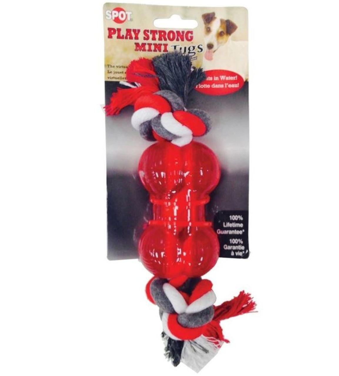 Os de caoutchouc résistant et corde PlayStrong 7po