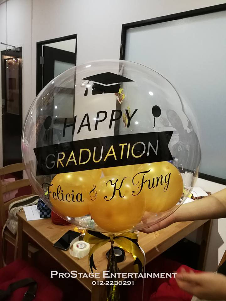 Thumbnail: Transparent Bubble Balloon with Customize Wording