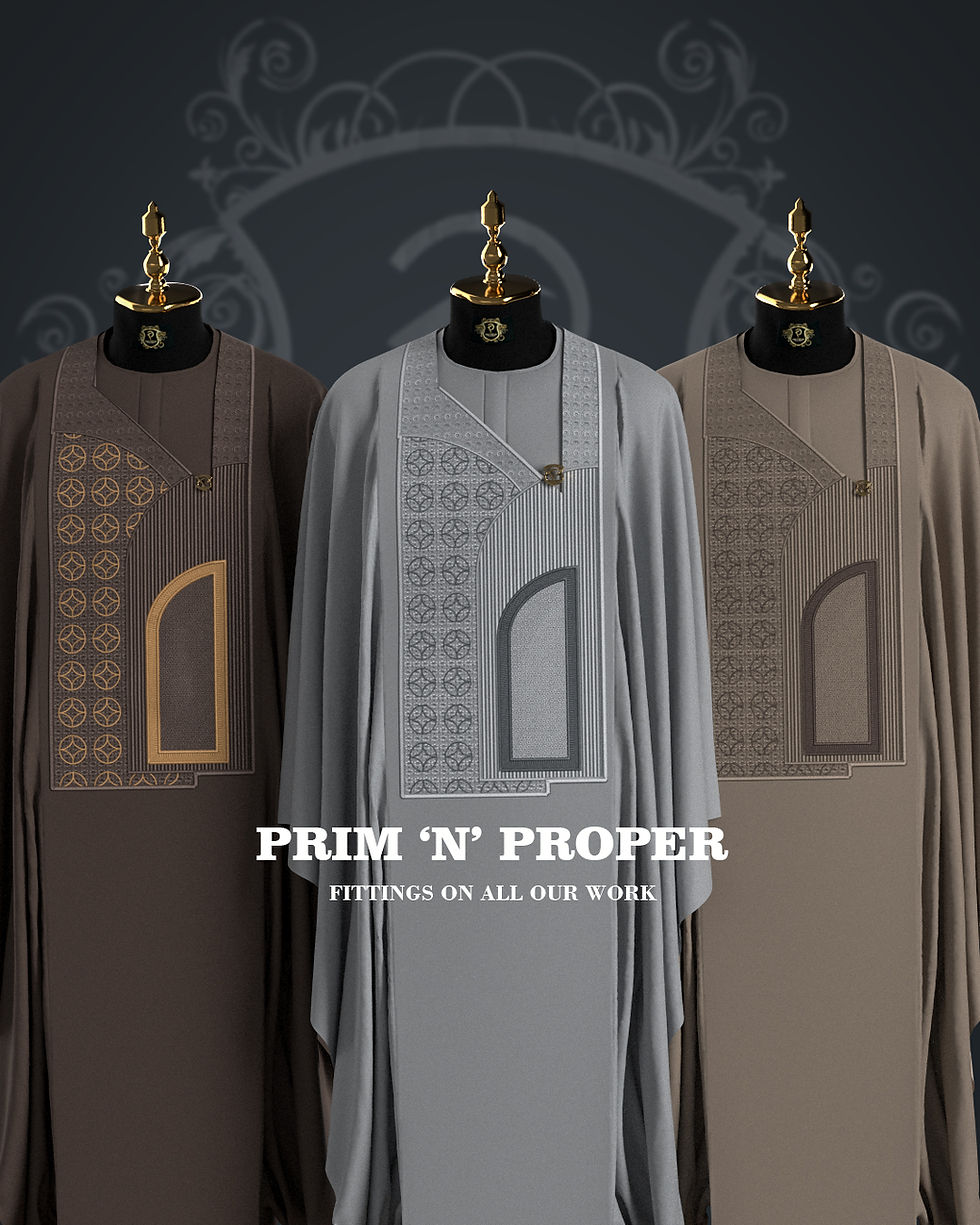 Thumbnail: Royal White Agbada with Gold Embroidery – Luxury Traditional Attire 