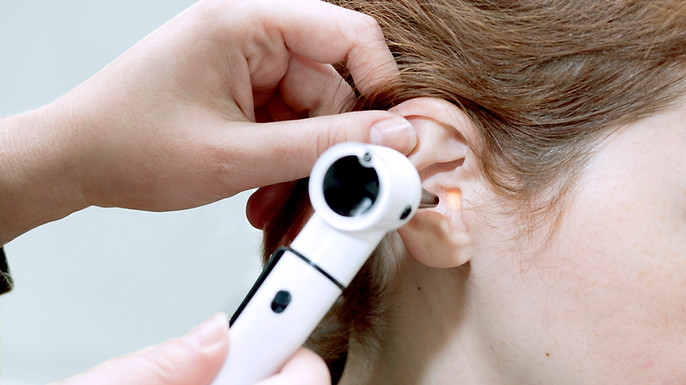 Ear Examination Close-up